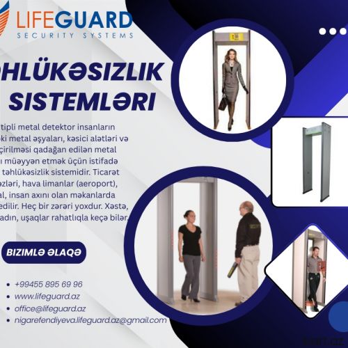 Tehlukesizlik sistemi: qapı tipli metal detektor