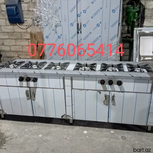 Dolablı qaz peçi restaran üçün 