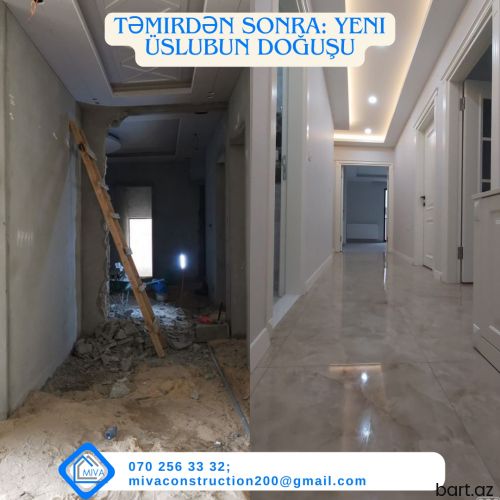 Evinizi zövqünüzə uyğun yeniləyirik 