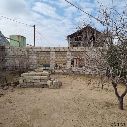 Maştağa 4 otaq həyət evi kredit var