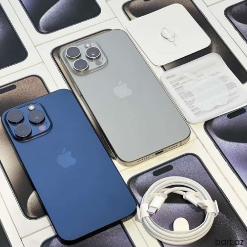 IPhone 15 Pro Max, 256 GB, Gümüşü, Zəmanət